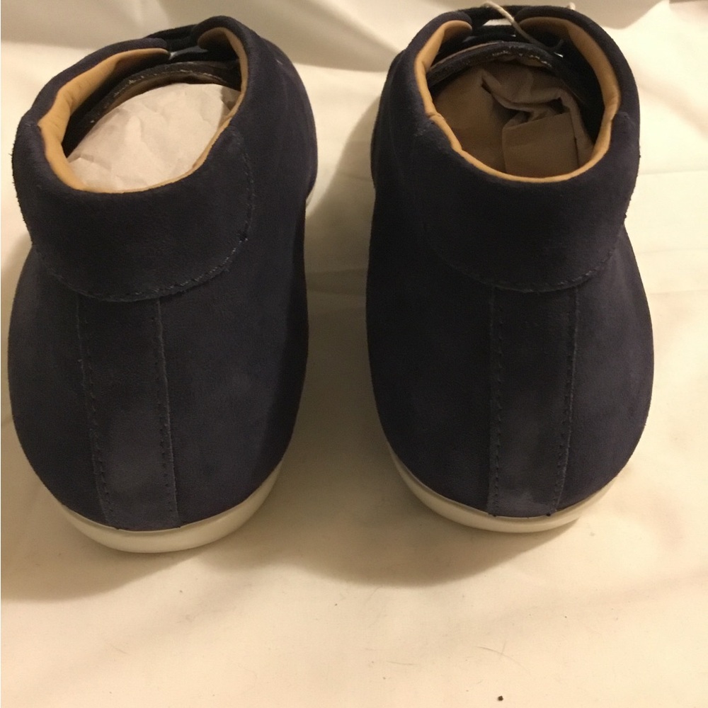 Santoni Blue suede classy shoe MEN SIZE 11 - Picture 7 of 10